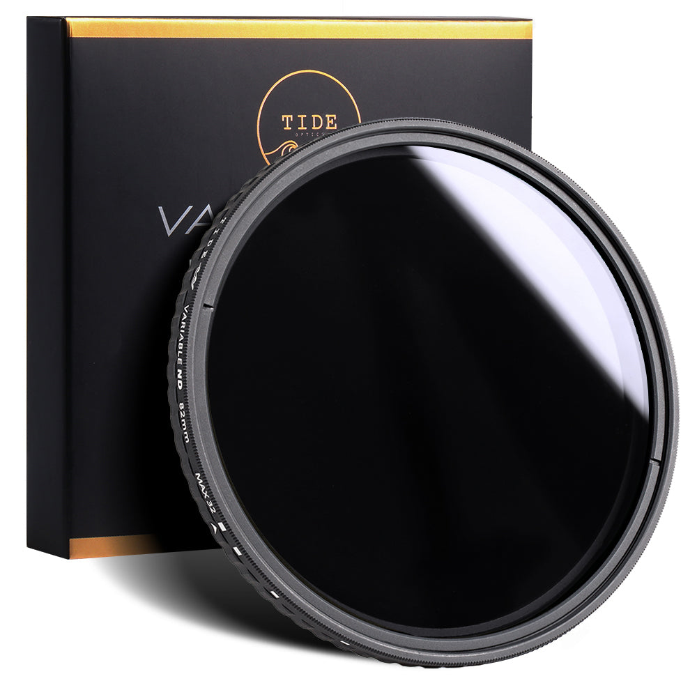 Tide Optics PRO Variable ND Filter (ND2 - ND32) Neutral Density Lens Filter - Tide Optics