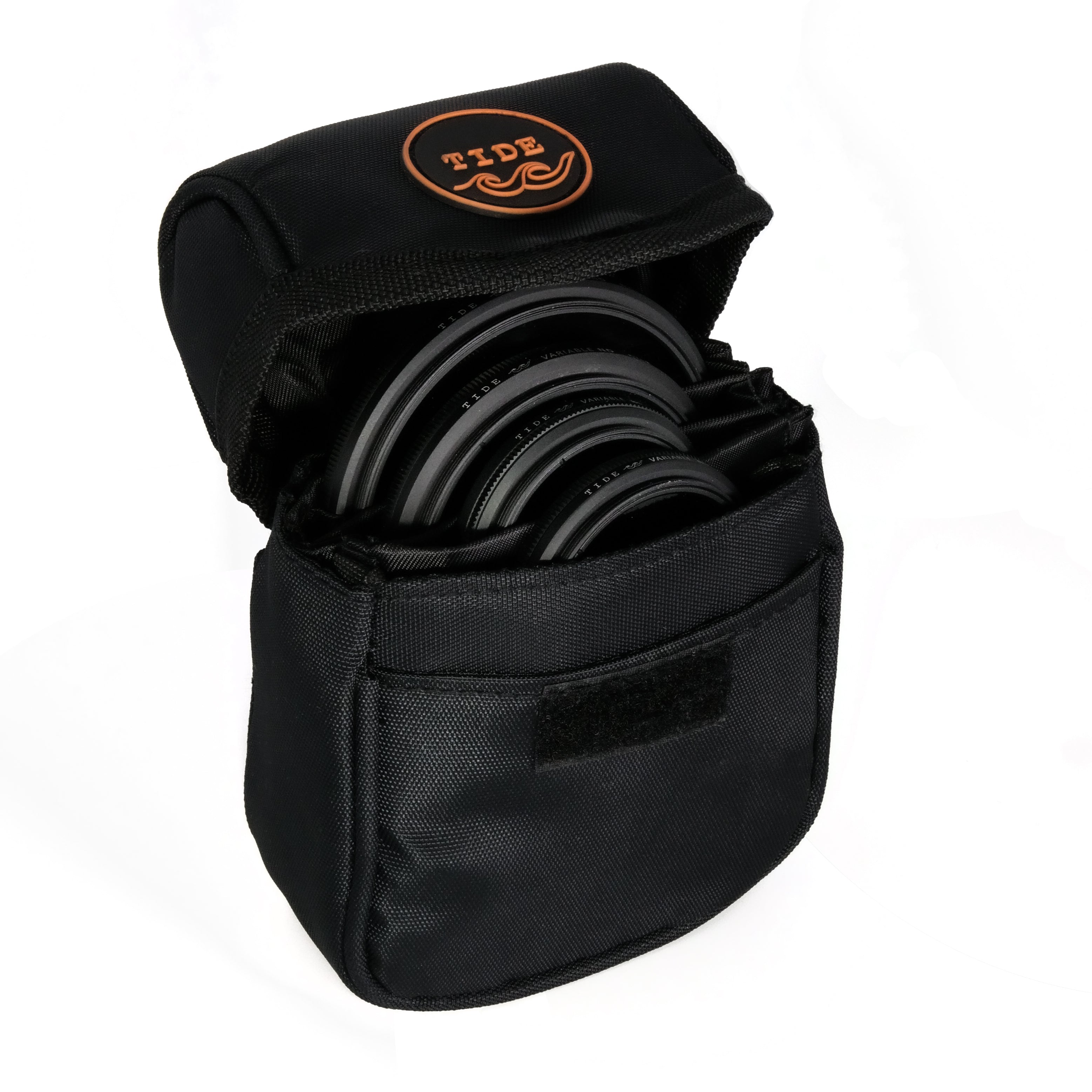 Tide Optics Lens Filter Pouch | Holds 5 Filters Up to 86mm - Tide Optics